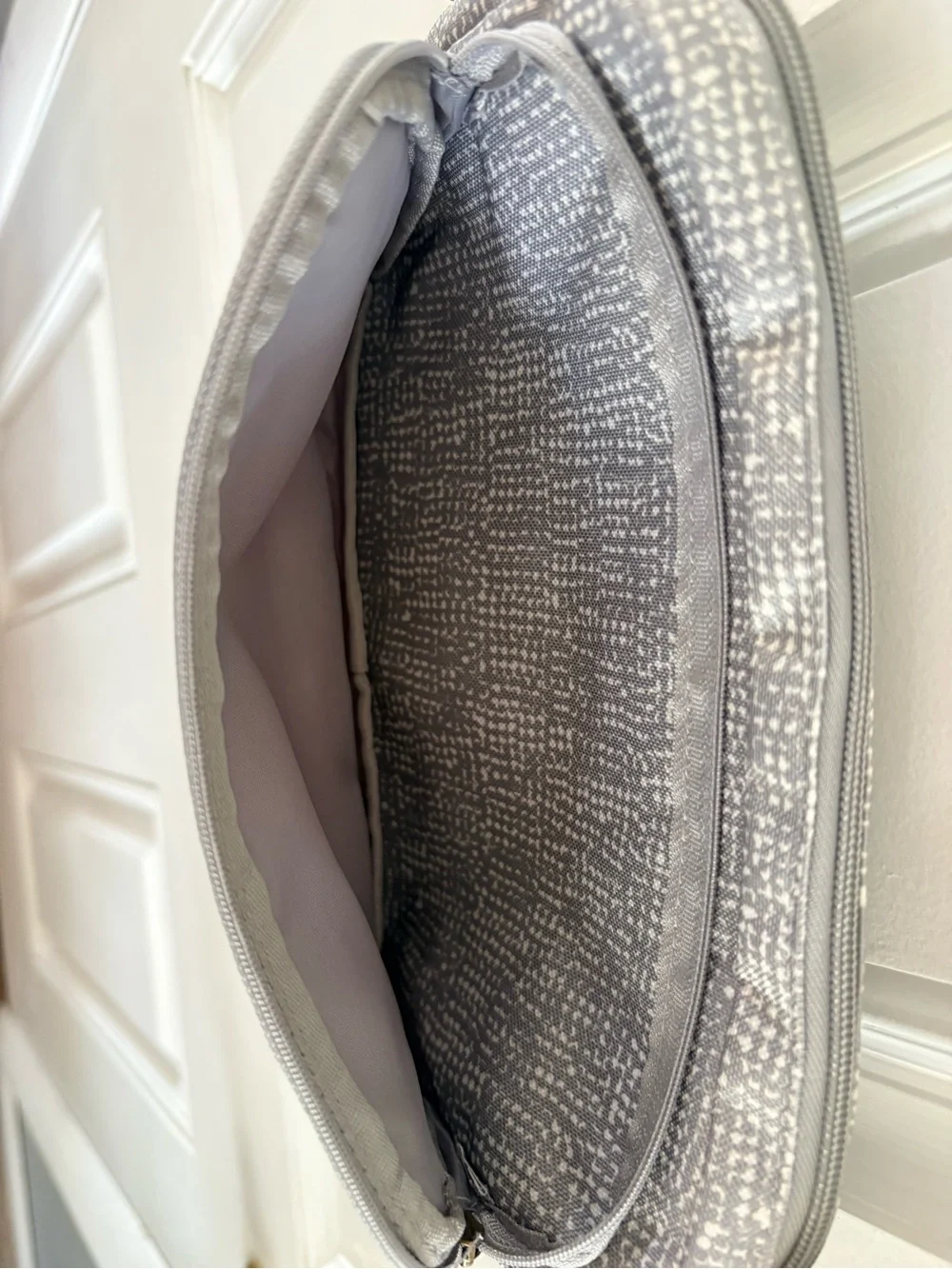 Thirty-One Gray Crossbody Organizer Bag